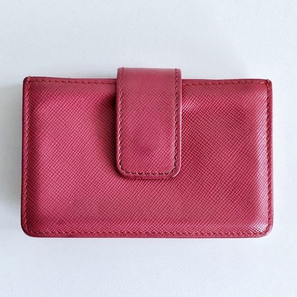 Prada Pink Accordion Card Holder Wallet - Picture 2 of 12